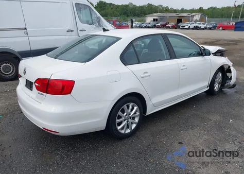 2011 Volkswagen Jetta 2.5L Se z USA, uszkodzony, nr VIN 3VWDZ7AJ2BM359192
